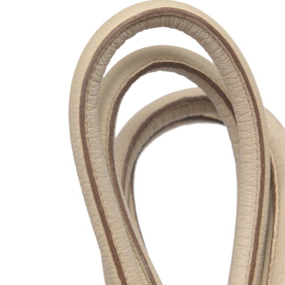 Dior Panarea Beige Tan Leather Canvas Tote - Picture 14 of 16